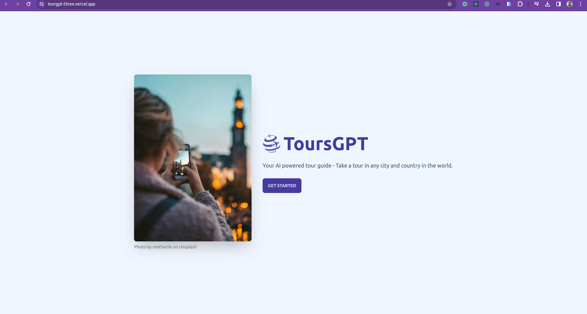 ToursGPT Chatbot
